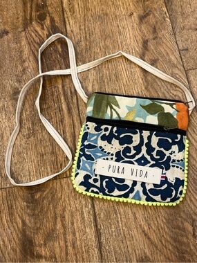 Pura Vida Navy & Multicolor Crossbody Bag